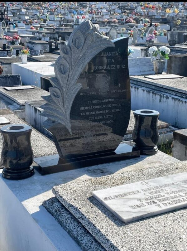 Black Granite Memorial Monument